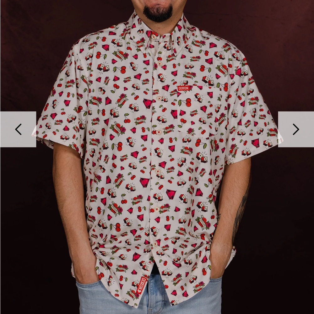 NWT DIXXON MENS SHIRT